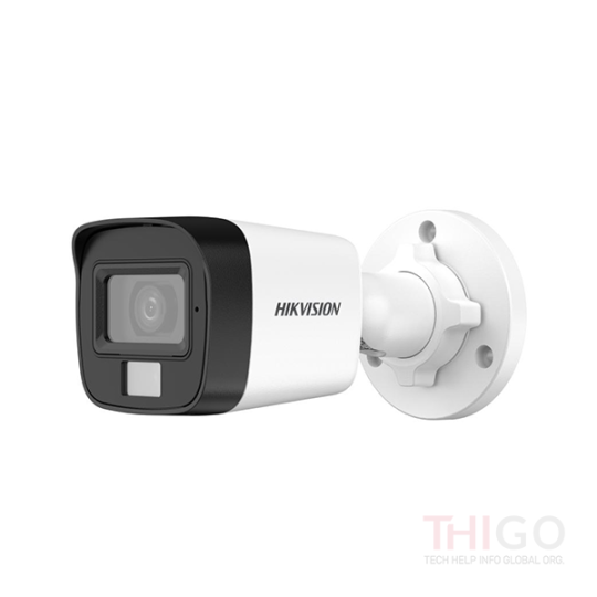 Hikvision DS-2CE16K0T-LPFS 3K Smart Hybrid Light Audio Fixed Mini Bullet Camera
